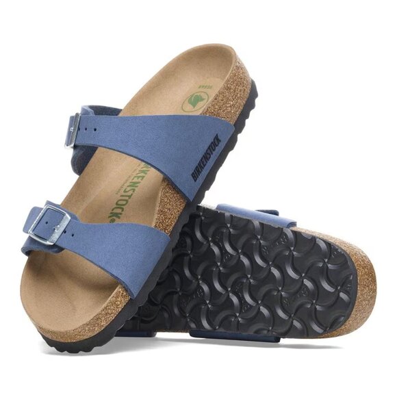 NWOB Birkenstock Sydney Women's BS Synthetik - Soft Birki Vegan Elemental Blue 8 - Picture 1 of 6